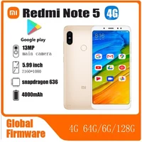 xiaomi Redmi Note 5 Smartphone Snapdragon 636 13.0MP 5.99inch 4000mAh 2160×1080 used phone 1