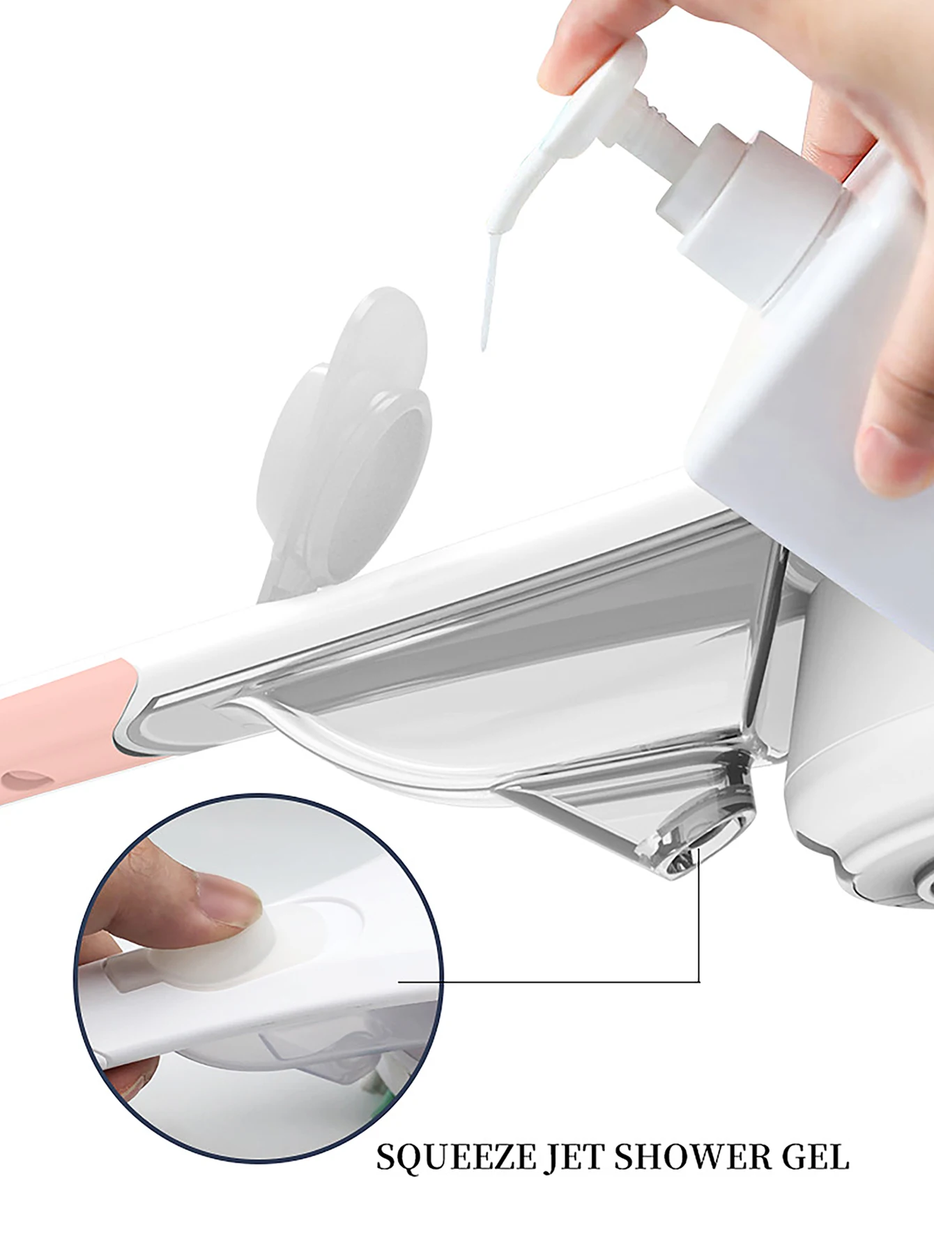 Cleaning Brush Kemei Split Type Electric Body Brush Rechargeable Rotating Back Washer Long Handle Exfoliating Scrubber for Shower Bathing
