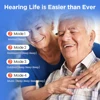 JINGHAO One Pair Rechargerable Hearing Aids Digital In Ear Small Sound Voice Amplifier Enhancer with Charger Case 5