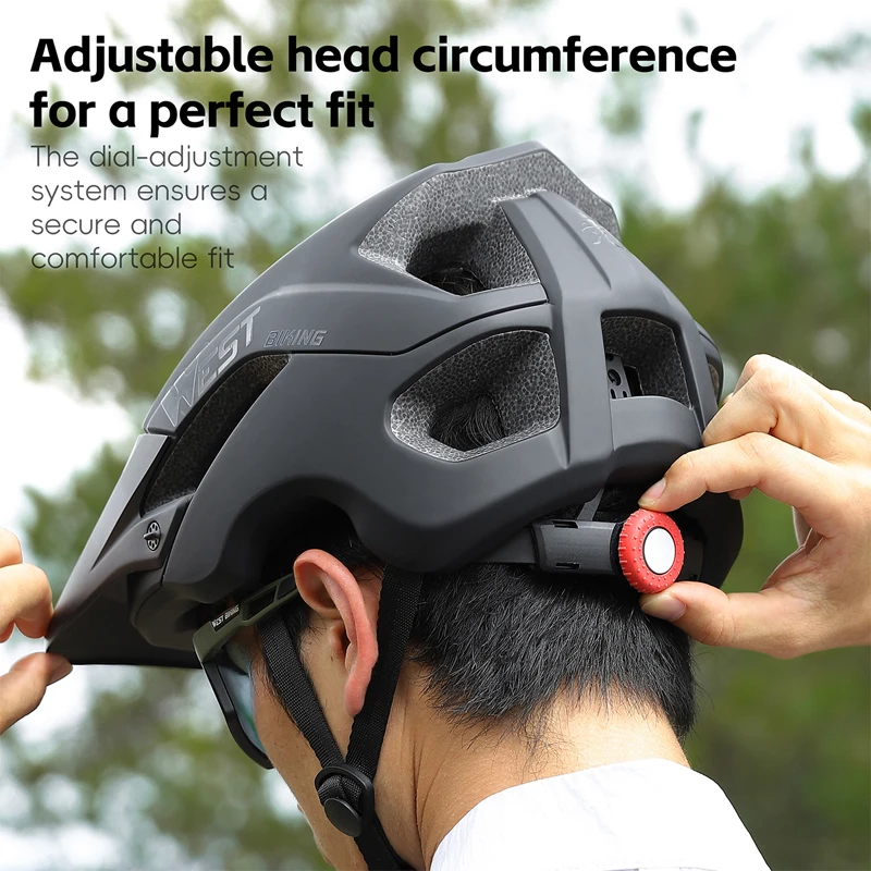 Motorcycle Mountain Bike Helmet For Big Head Helmet West Biking