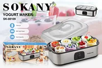 Appliances Yogurt Processing Lifestyle Appliances Home Kitchen Stainless Steel 8 Cups Yogurt Maker Machine 2