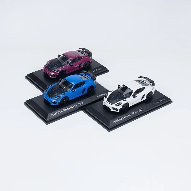 다이캐스트 오리지널 1:64 스케일 합금 정적 GT4 RS 자동차 모델 완제품 시뮬레이션 장난감 컬렉션 장식 선물