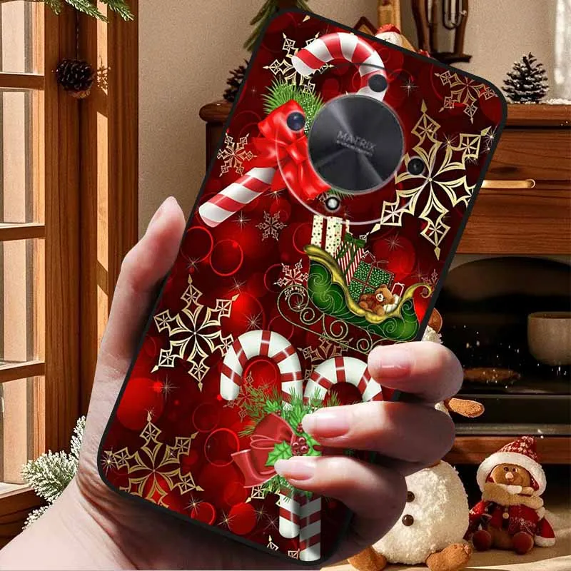 Festive Christmas Soft TPU Silicone Phone Case