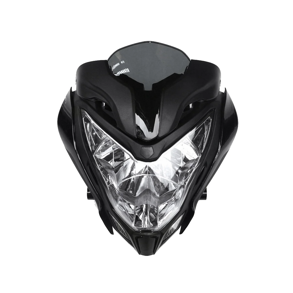 Black Motorcycle Headlight Assembly Motorcycle Headlight Headlight