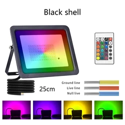 Vibrant Outdoor RGB LED Floodlight - Waterproof Color - Changing Garden Spotlight (220V(175V - 265V))