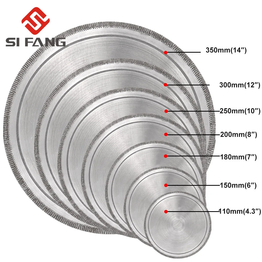 Ultrathin Diamond Circular Saw Blade Sintered Toothless Tablets Jade