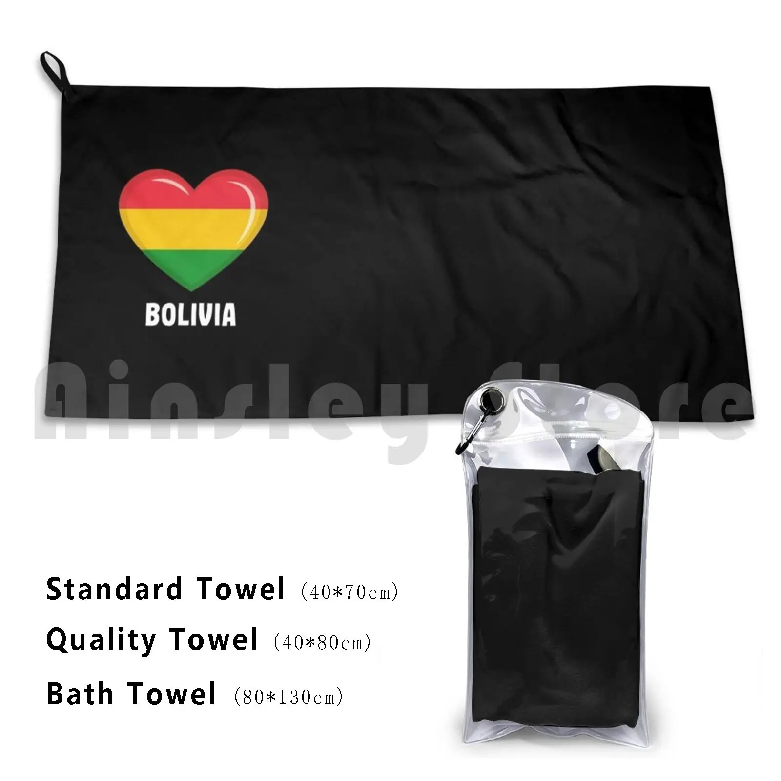 Bolivia Bolivian Flag Bath Towel Beach Cushion Face |