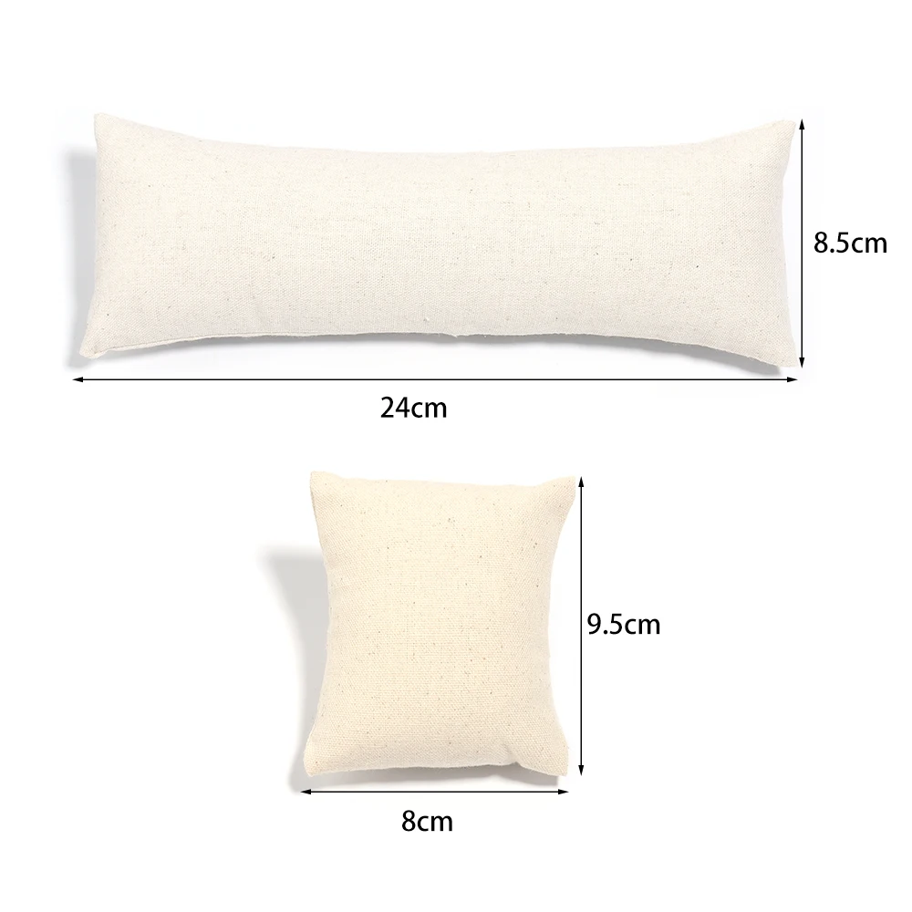 Bracelet & Watch Display Pillow Jewelry Cushion Holder – Soft Velvet PU Bangle Show... - SKU JCH00833 - UGI Packaging