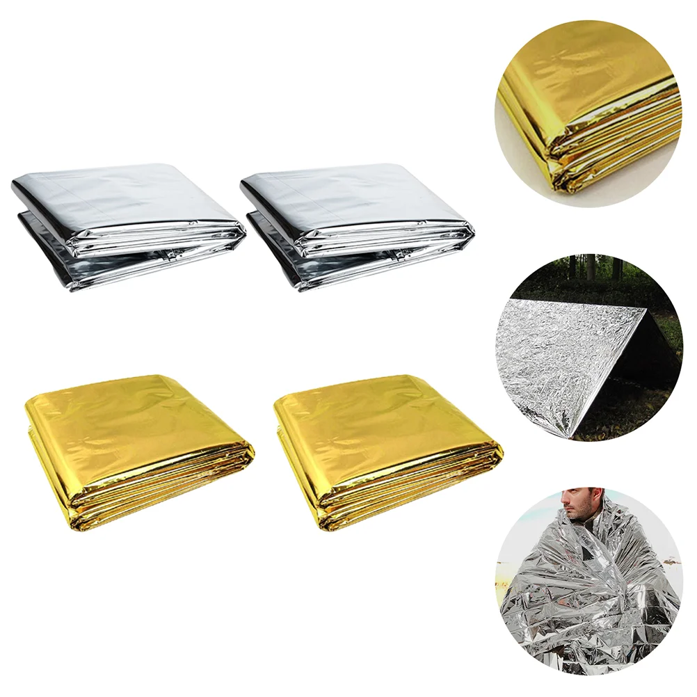 

Blanket Survival Thermal Blankets Emergency Foil Rescuing Warm Safety Camping Equipment Kit Mylar