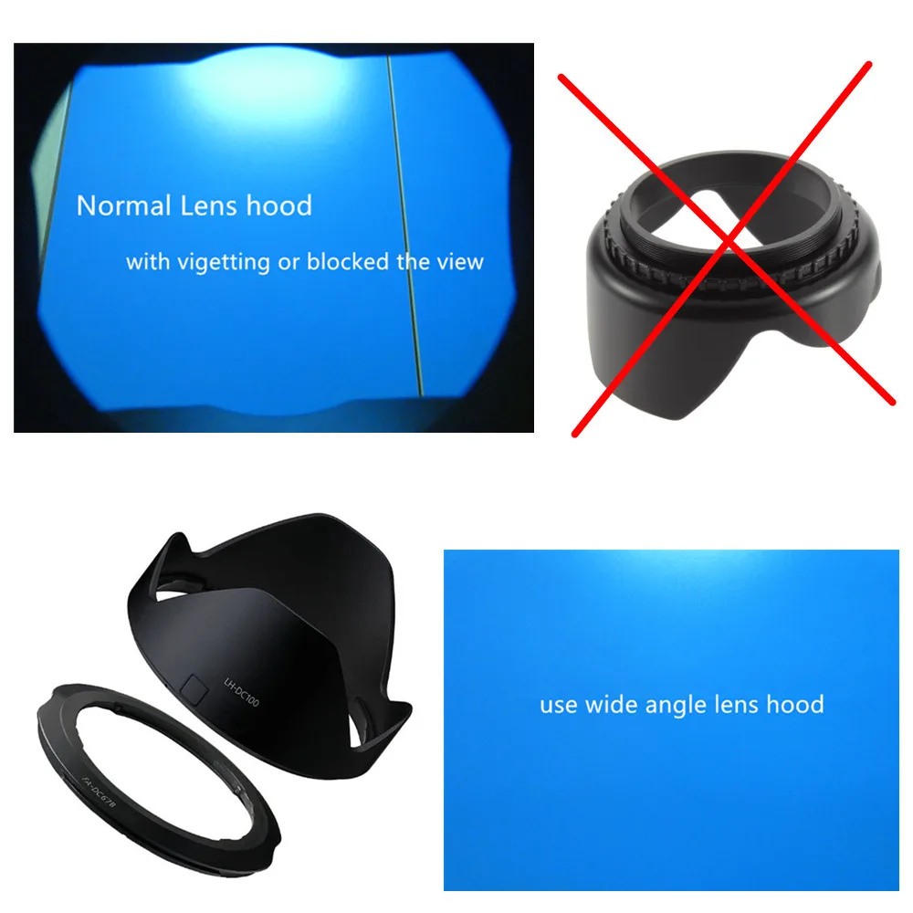 3 in 1 Kit UV Filter & Lens Hood Cap Adapter Ring For Canon Powershot SX70 SX60 SX50 HS G3X Digital Camera 3
