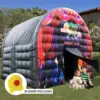 15x15x14ft Inflatable Night Club Square Gazebo Event Room Large Inflatable Party Tent For Outdoor Raves Dance Floor Yard Party 6