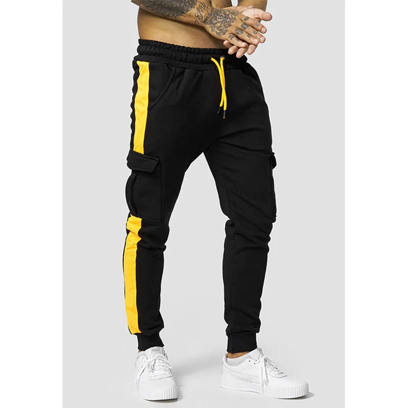 Winter KPOP Fashion Style Harajuku Slim Fit Trousers Loose All Match Sport Casual Pants Pockets Straight Cylinder Cargo Pants
