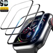 3D Waterproof Screen Protector For Apple Watch 38MM 45MM 44MM 42MM 41MM 40MM Not Tempered Soft Glass Film For IWatch 7/6SE/5/4/3