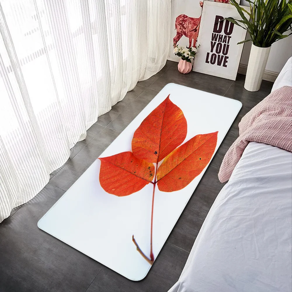

Antumn Leaves Things for the Home Decor Items Outdoor Doormat Exterior Entrance Door Mat Entrance Out Bath Rug Bedroom Mats Foot