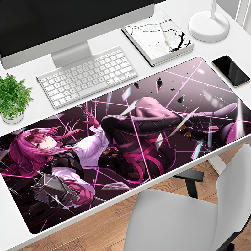 

Kafka Honkai Star Rail Anime Girl Mousepad Computer Accessories Gaming Anti Slip Mouse Pad Office Keyboard Pads 900x400 Carpet