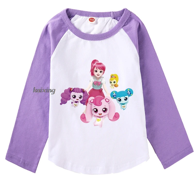 Lovely Catch Teenieping Princess Student Girl Fashion Spring Autumn Baby T shirt Cotton Kids Summer Long Sleeve Kids T-Shirt 2