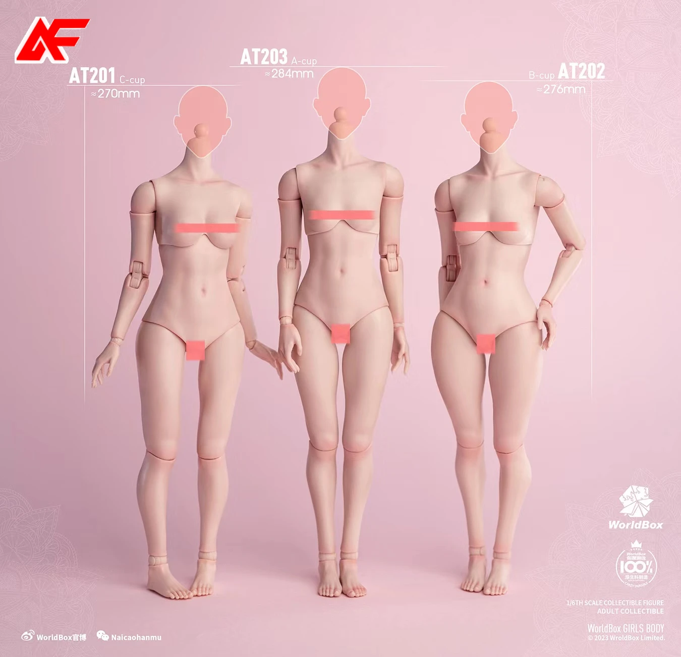 WorldBox AT202 カスタムドール Amazon | HiPlay worldbox 1/6 女性 素体 ボディ 超可動