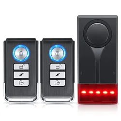 Advanced Car Vibration and Sound Alarm System with Remote Control - 108dB Anti - Theft Security Solution (1 Set with remote)