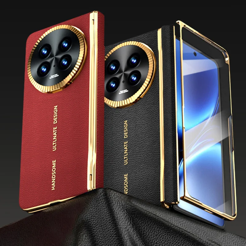 Infinity Foldable Glass Front Film Anti-Fingerprint Phone Case with Comfort Hand Flap