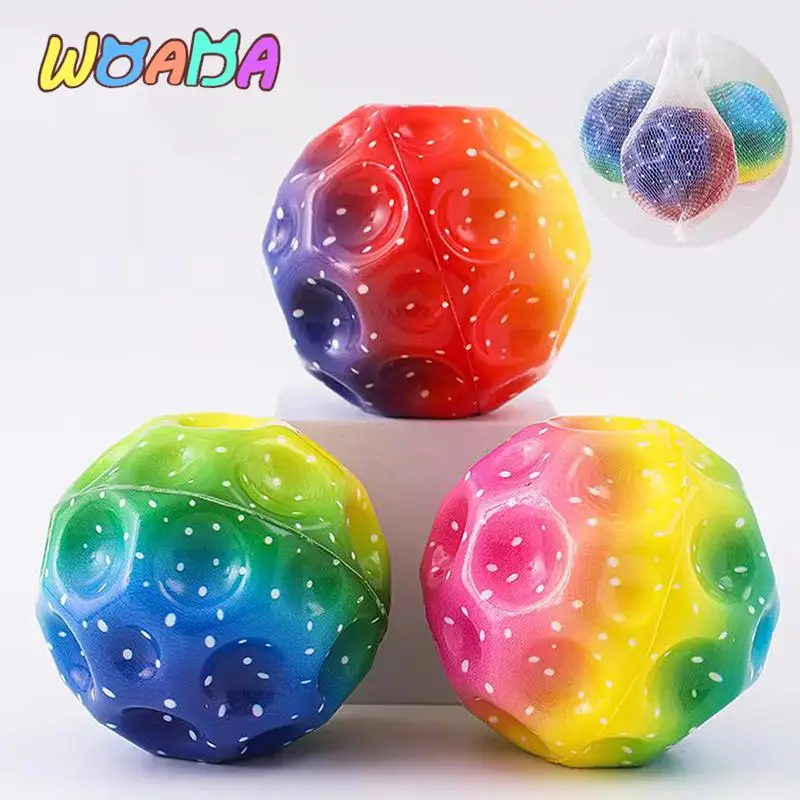 

Galaxy Moon Ball Extreme High Bouncing Ball Spaceball Children Toys Pelota Saltarina Para