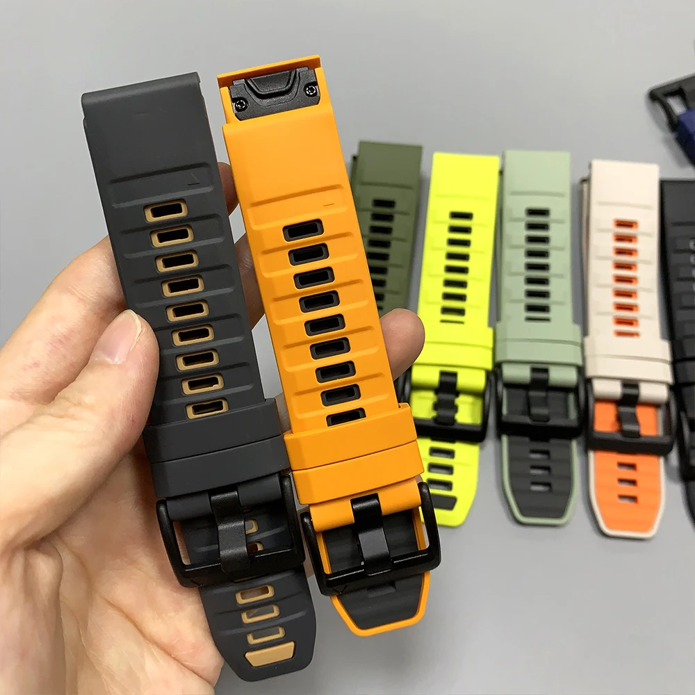 Durable Silicone Sports Watch Band - QuickFit Design