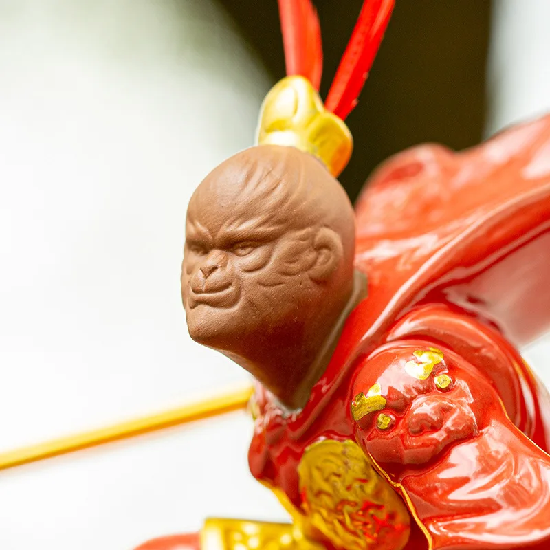 Creative Dou Defeats Buddha Car Decoration, Qi Tian Da Sheng, Sun Wukong Monkey, Personalized Car Decoration