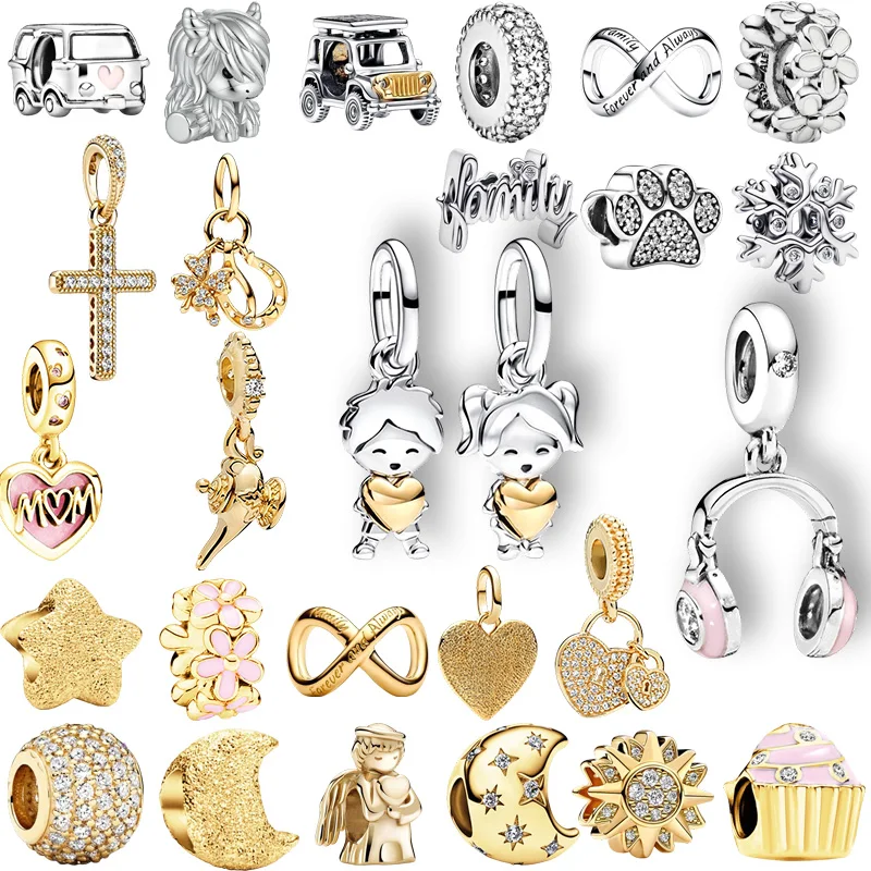 오리지널 참 비즈 캠퍼밴 참&투톤 어드벤처 카 &스코틀랜드 하이랜드 카우 비즈..