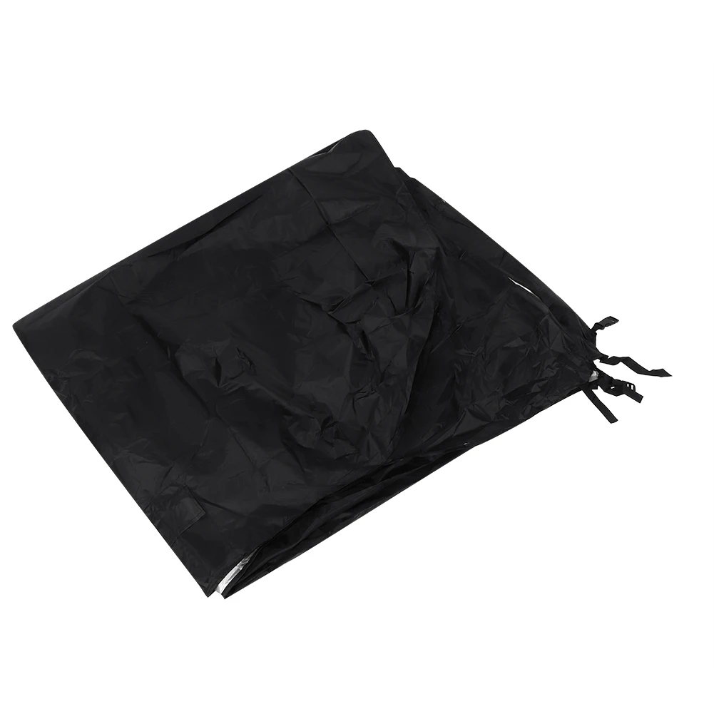 Outdoor Courtyard Patio Waterproof Dust-proof Table Tennis Table Cover Black 280x153x73cm Outdoor Tennis Table Cover Table Cover 5