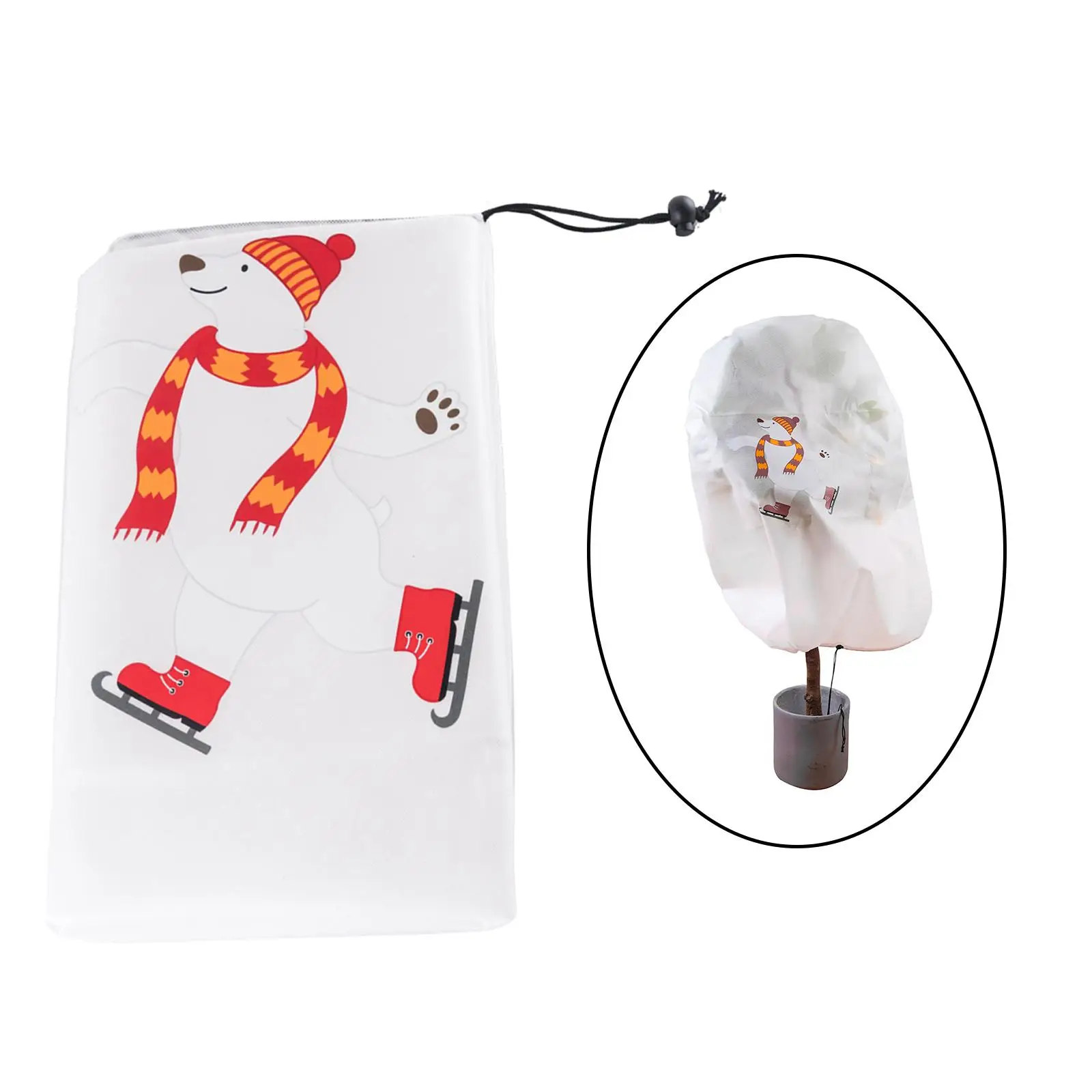 

Plant Covers Freeze Protection Garden Protector Durable Cartoon Pattern Nonwoven