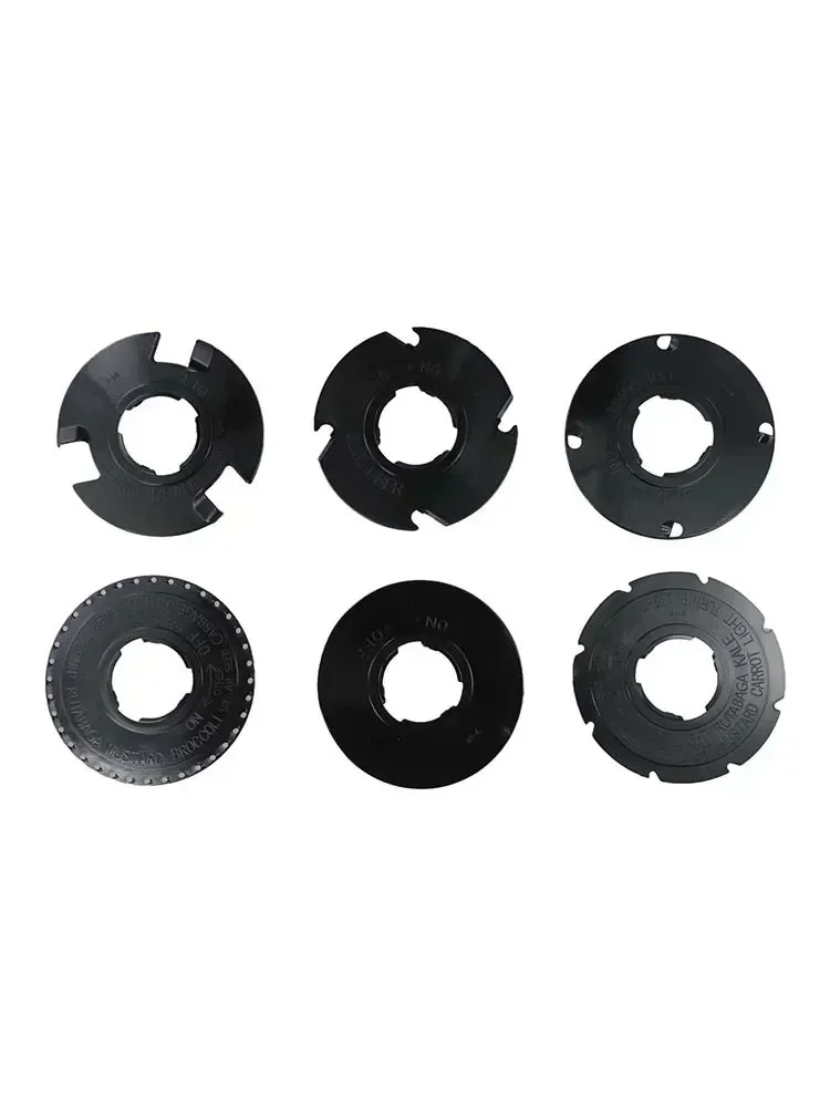 =60010 Plant Plates Set For 1001-B Garden Sower Replacement Plants Radish Carrot Beans Beets=Seeding Garden Machine Accessories