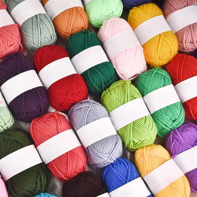 25g Soft Milk Cotton Knitting Yarn Anti-Pilling High Quality
