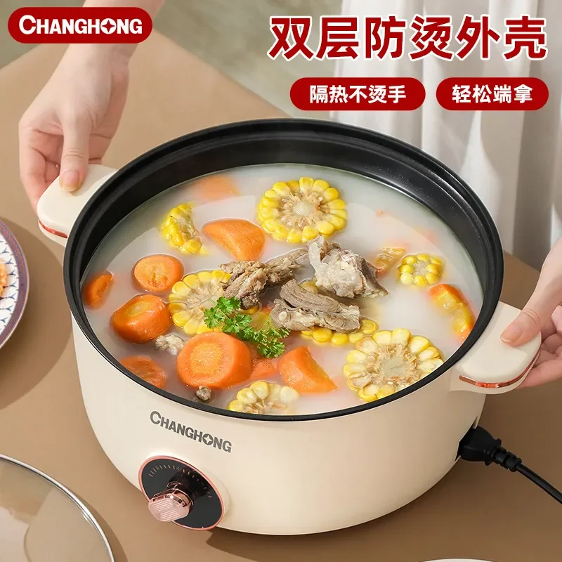 Electric steamer large capacity mechanical timing three-layer electric steamer cooking pot multi-function 2