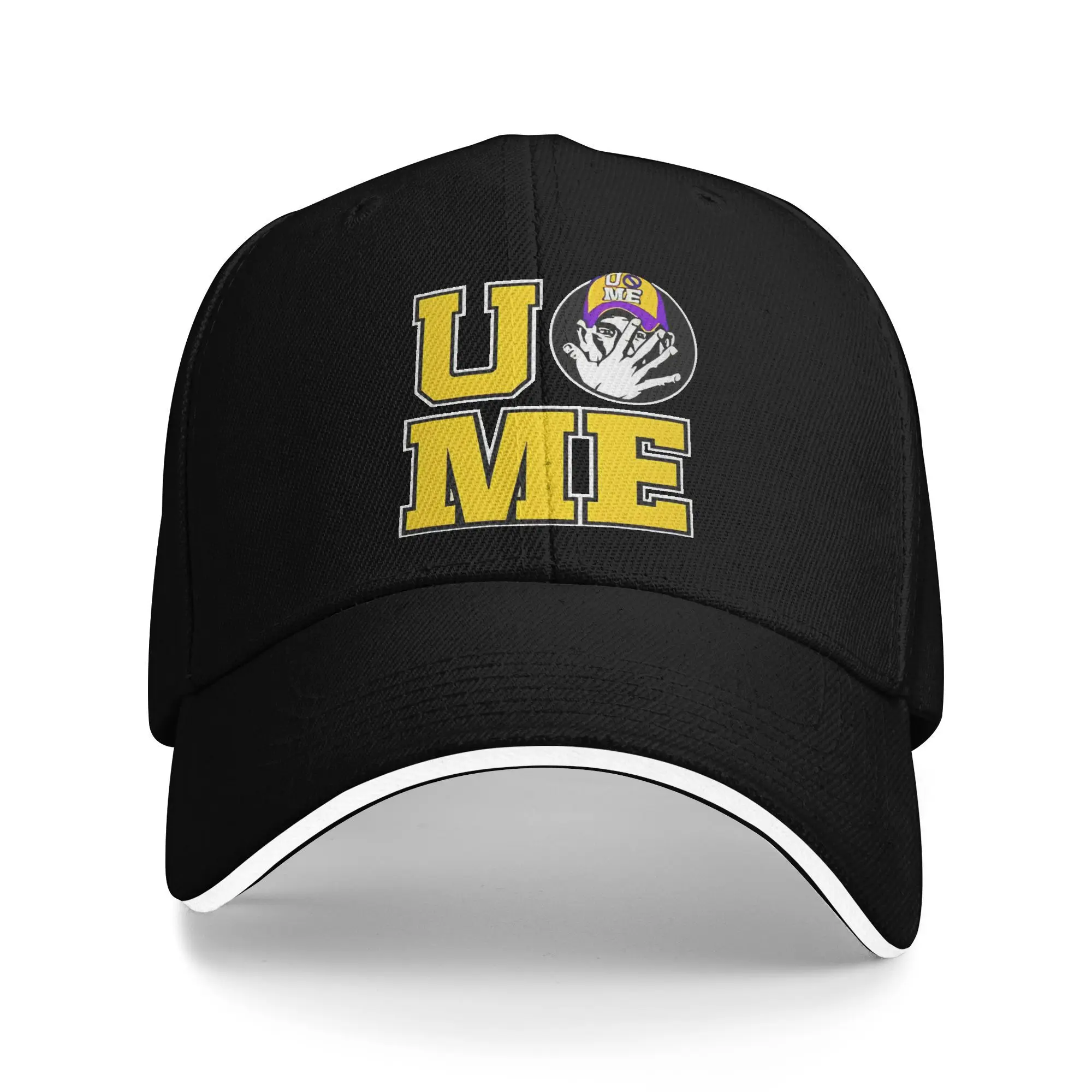 John Cena Actor and Wrestler UCME Baseball Caps Popular Sandwich Hats for Men Women Adjustable Sun Cap Sport