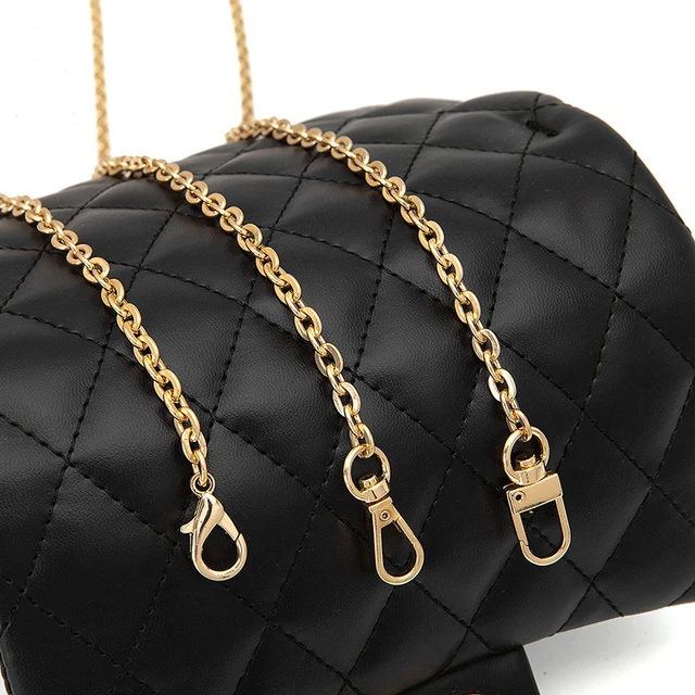 120Cm Bag Chain Accessories Women Shoulder Bag Gold Chain Metal Bag Chain  Strap Crossbody Bag Part Belt Chain For Bag Chain Bag Accessories