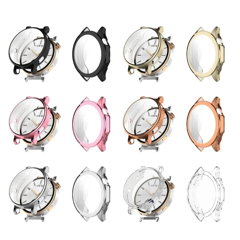 53CC Shockproof Screen Protector Soft Sleeve for Watch GT4 Housing Anti-scratch Cover