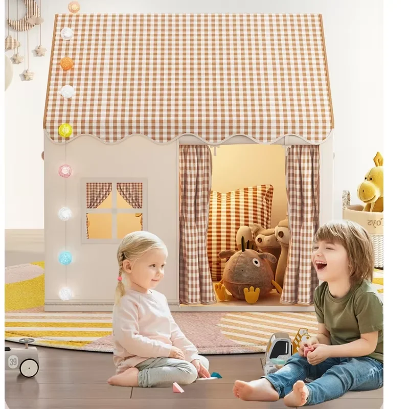 Kid Toys Tipi Tent Princess Girl Castle Play House Children Small House Folding Playtent Baby Tent Chrismas Gift No Light Ball 5