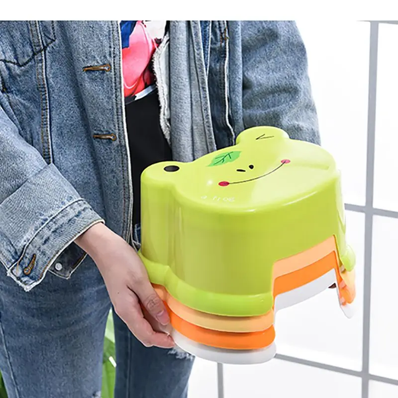 Cartoon Living Room Plastic Stool for Bathroom