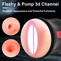 Automatischer männlicher Masturbationsbecher mit offenem Ende, vibrierende Penisstimulation, elektrische Taschenmuschi, Sexspielzeug für Erwachsene für Männer, Masturbator 4