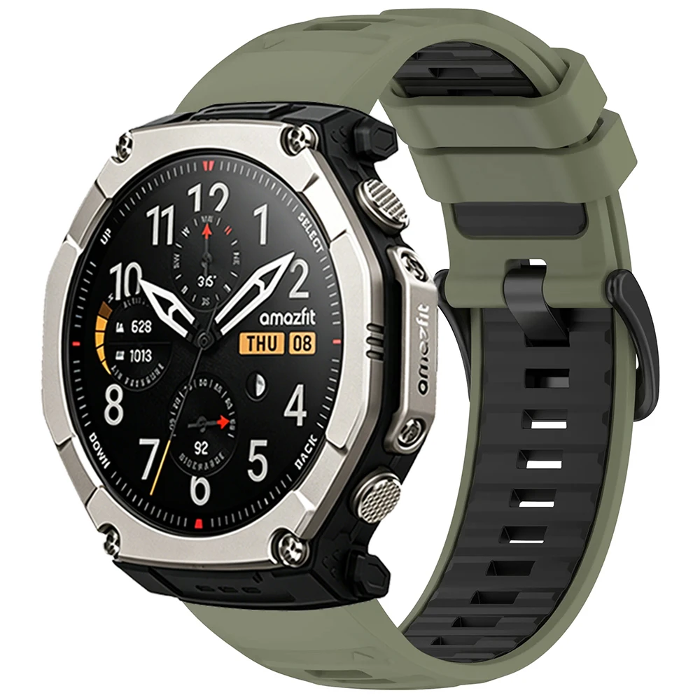 Durable Multi-Size Silicone Outdoor Watch Strap - Quick Fit Design