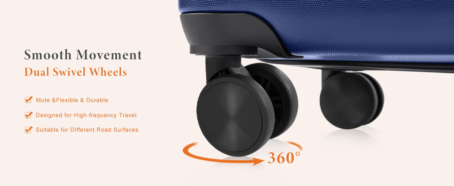 suitcases with wheels