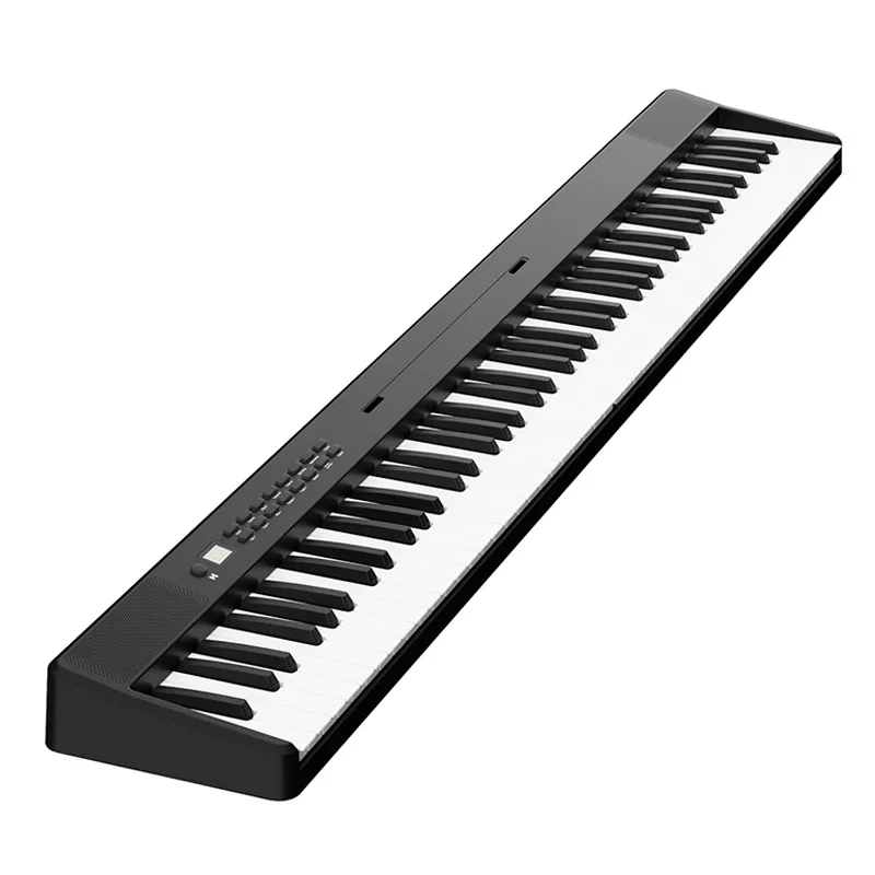 88 Key Foldable Electronic Piano Portable MIDI Keyboard Music For Practice Beginners With USB Bluetooth 128 Timbres Synthesizer