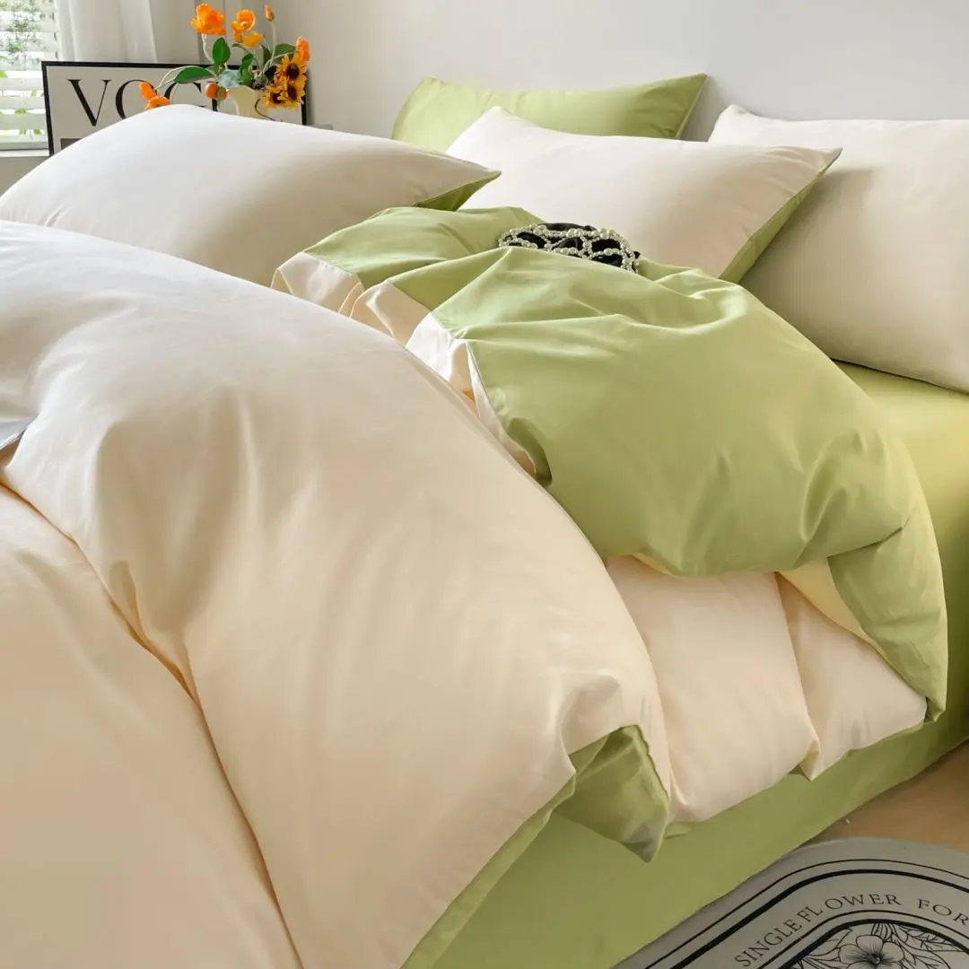 Duvet Cover 100% Egyptian Cotton Duvet Cover 400TC Solid Color Comforter Cover Zipper Closure Corner Ties Soft Luxury Hotel Bedding