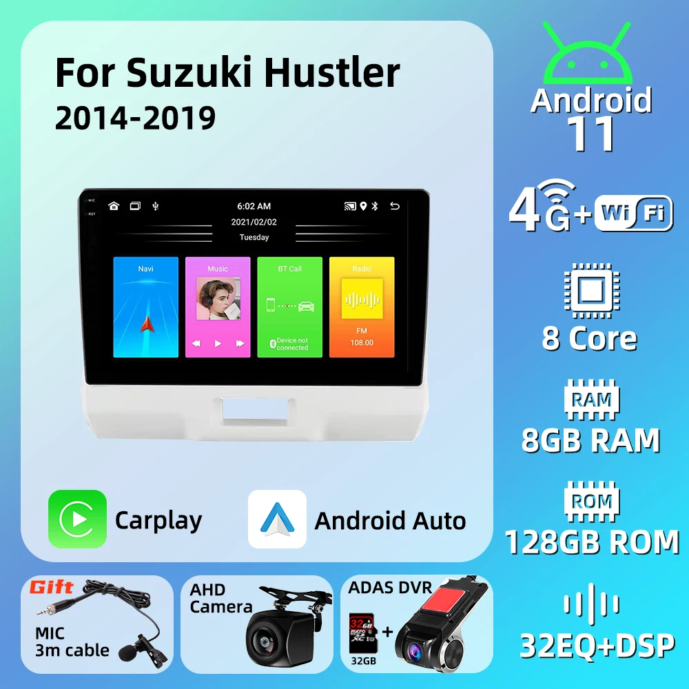 2 Din Android Multimedia Per Suzuki Hustler 2014-2020 Autoradio Navigazione Stereo Gps Carplay Autoradio Head Unit Android Auto