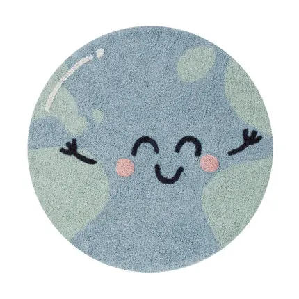 INS Cartoons Mat for Children 100cm Baby Play Mat Round Carpet Lion Playmat Newborn Photography Props Living Room Carpet