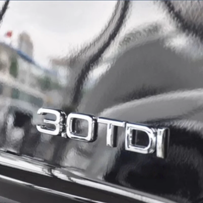 A5 차량용 테일 범퍼 및 트렁크 엠블럼에 부착 가능한 2.0 3.0 40TDI 35 40 45TFSI 모델용 자동차 레터 로고 스티커