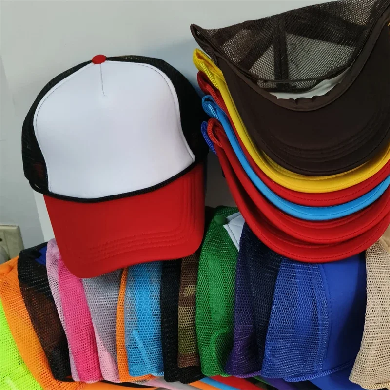 Custom Print Embroiderty Trucker Hat with Rope Fashion Men Women Hat Advertising Foam Trucker Cap Summer Sun Protection Dad Hat 4