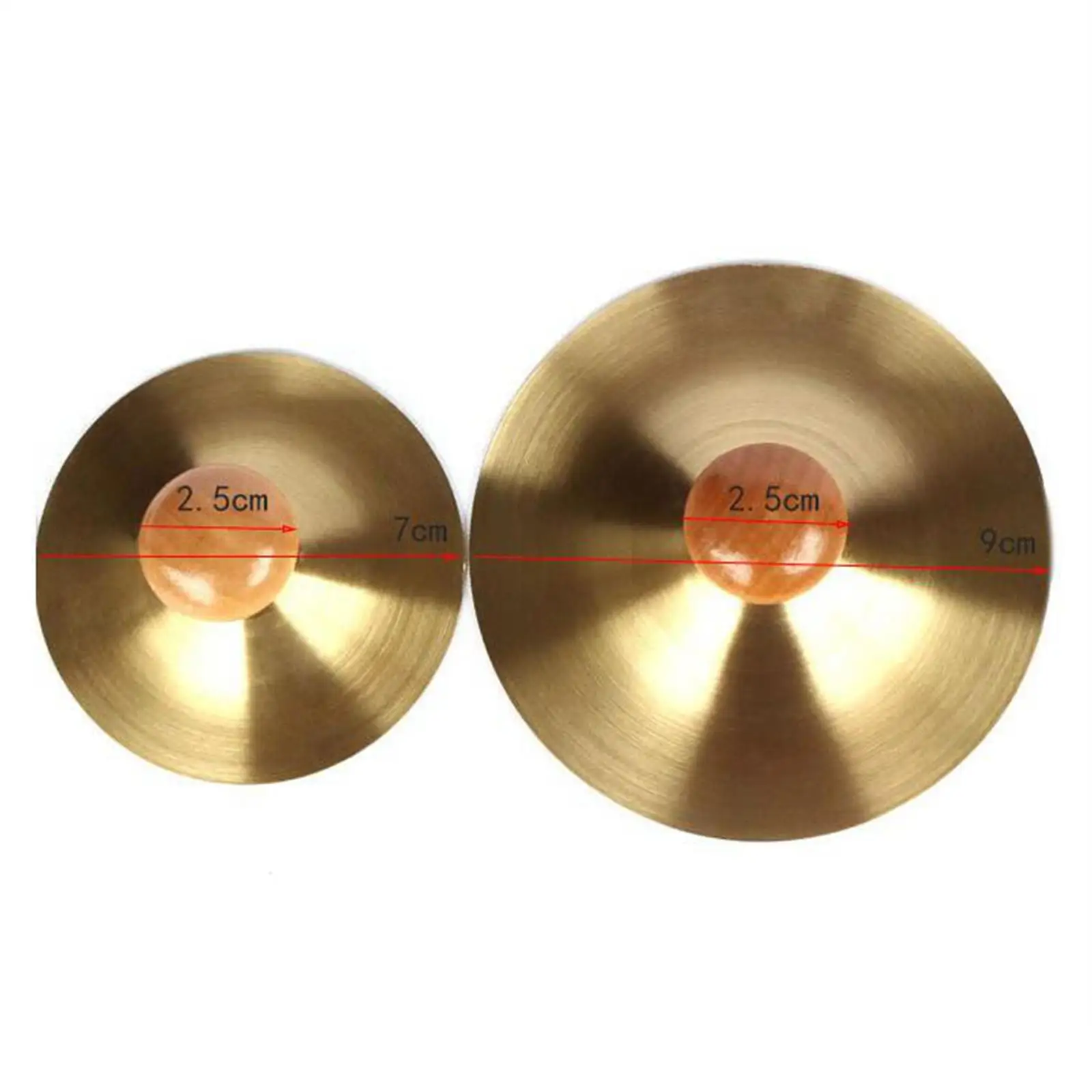 Finger Cymbals Kids Toy Rhythm Percussion 7cm for Children Gifts