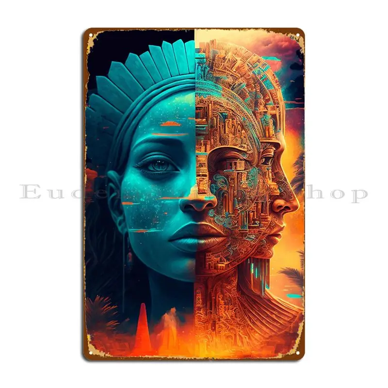 City Of Gods 2 Metal Sign Design Printing Design Garage Cave Tin Sign Poster