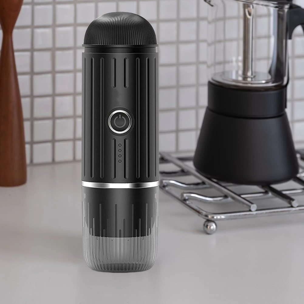 90ML Travel Coffee Maker Fit for Nespresso Dolce Gust Capsule/Powder Expresso Coffee Maker Electric Coffee Pot for Car & Home 4