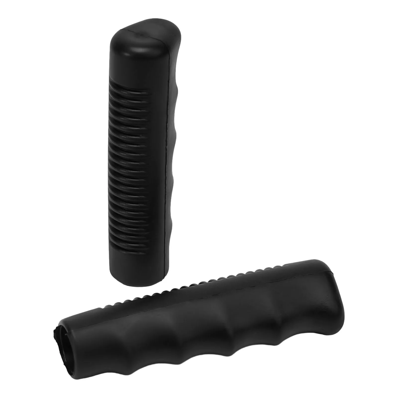 2Pcs Wheelbarrow Rubber Handles, Round Tubes Black Replacement Universal Handles PVC Anti-slip Handle Cover Industrial Tool Part